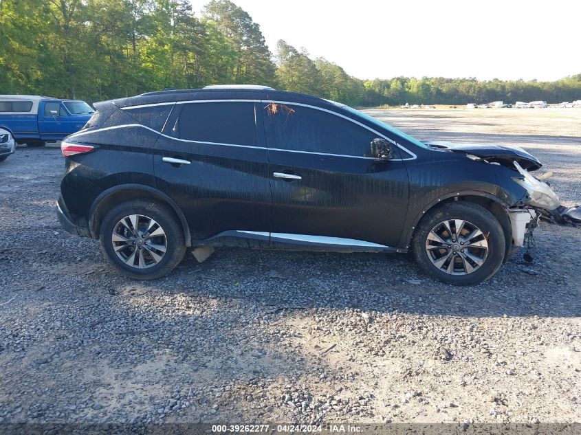 2017 Nissan Murano Sv VIN: 5N1AZ2MH5HN113958 Lot: 39262277