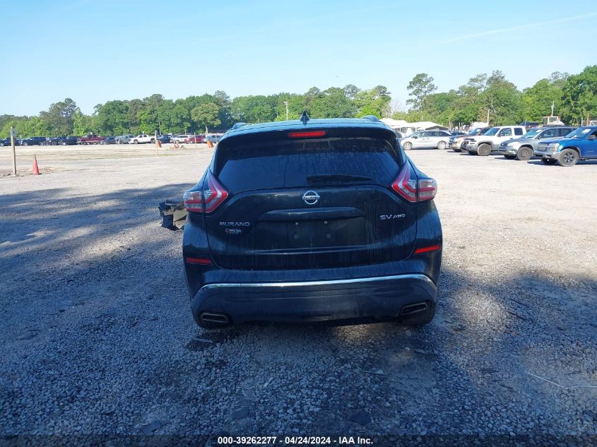 2017 Nissan Murano Sv VIN: 5N1AZ2MH5HN113958 Lot: 39262277