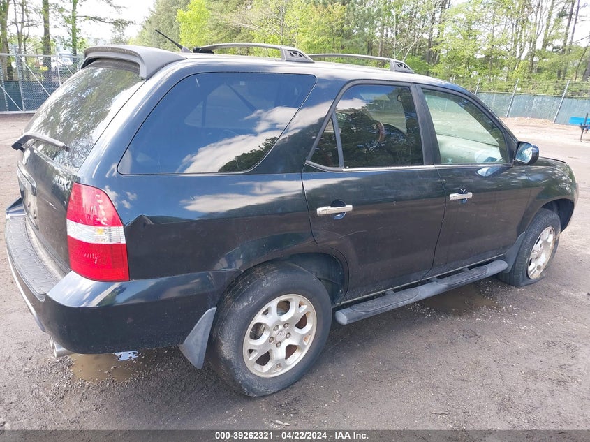 2002 Acura Mdx VIN: 2HNYD18222H517361 Lot: 39262321