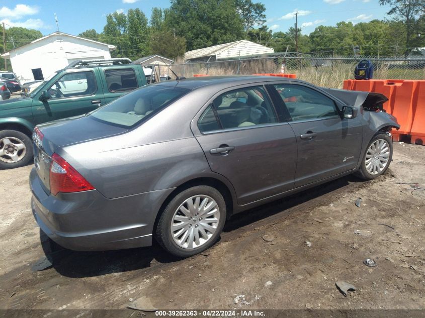 2012 Ford Fusion Hybrid VIN: 3FADP0L32CR263555 Lot: 39262363