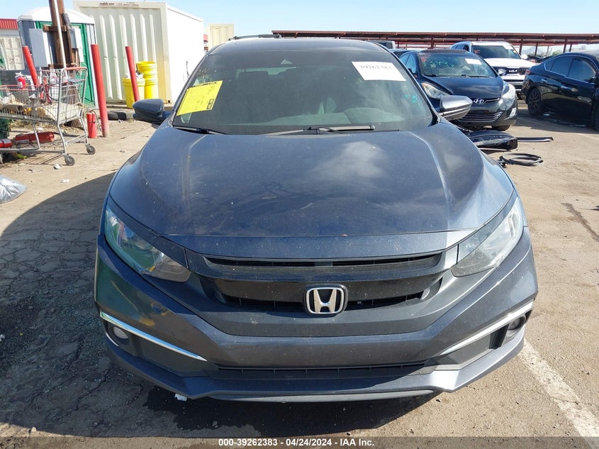 VIN 19XFC1F33ME012830 2021 HONDA CIVIC EX