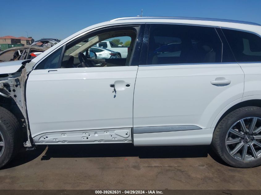 2018 Audi Q7 3.0T Premium VIN: WA1VAAF73JD027033 Lot: 39262631