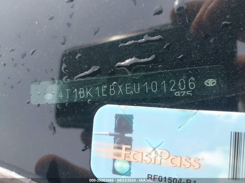 2014 TOYOTA AVALON LIMITED - 4T1BK1EBXEU101206