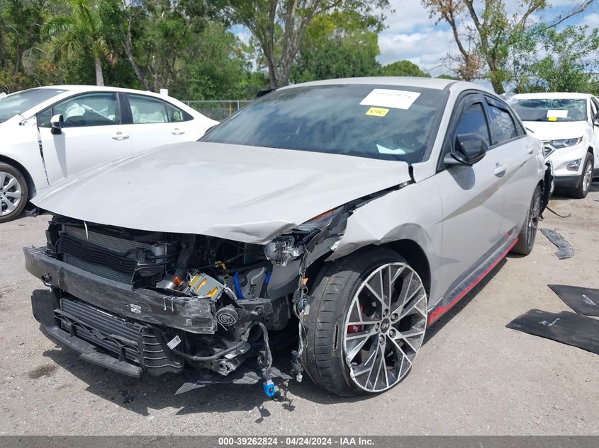 2022 Hyundai Elantra N VIN: KMHLW4AK4NU008326 Lot: 39262824