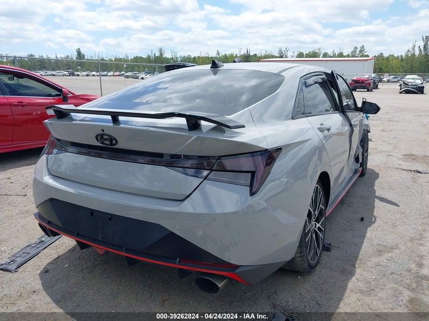 2022 Hyundai Elantra N VIN: KMHLW4AK4NU008326 Lot: 39262824