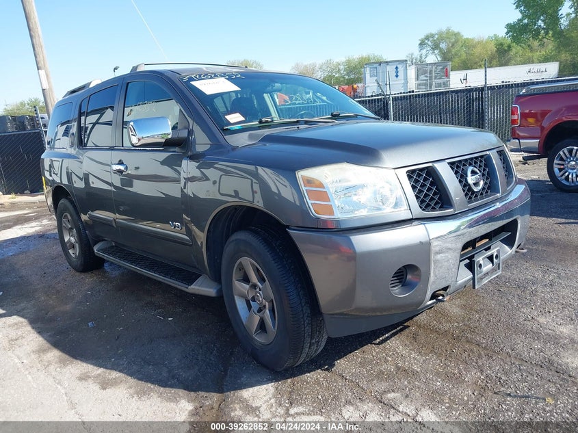 2005 Nissan Armada Se VIN: 5N1AA08B35N716162 Lot: 39262852