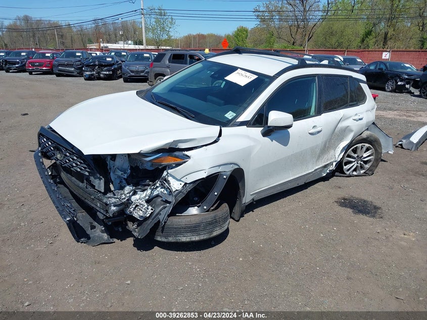 2022 Toyota Corolla Cross Le VIN: 7MUCAABG1NV019614 Lot: 39262853