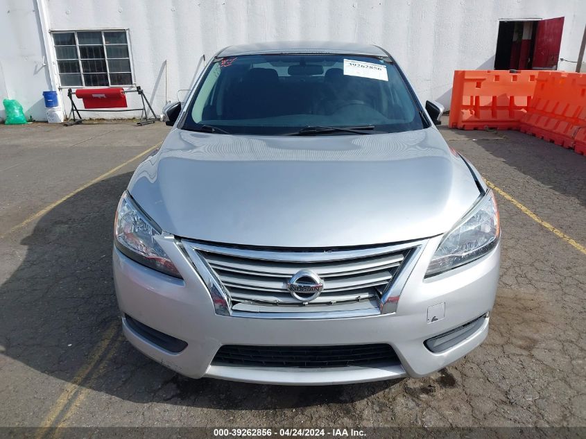 2015 Nissan Sentra S VIN: 3N1AB7AP7FY349368 Lot: 39262856