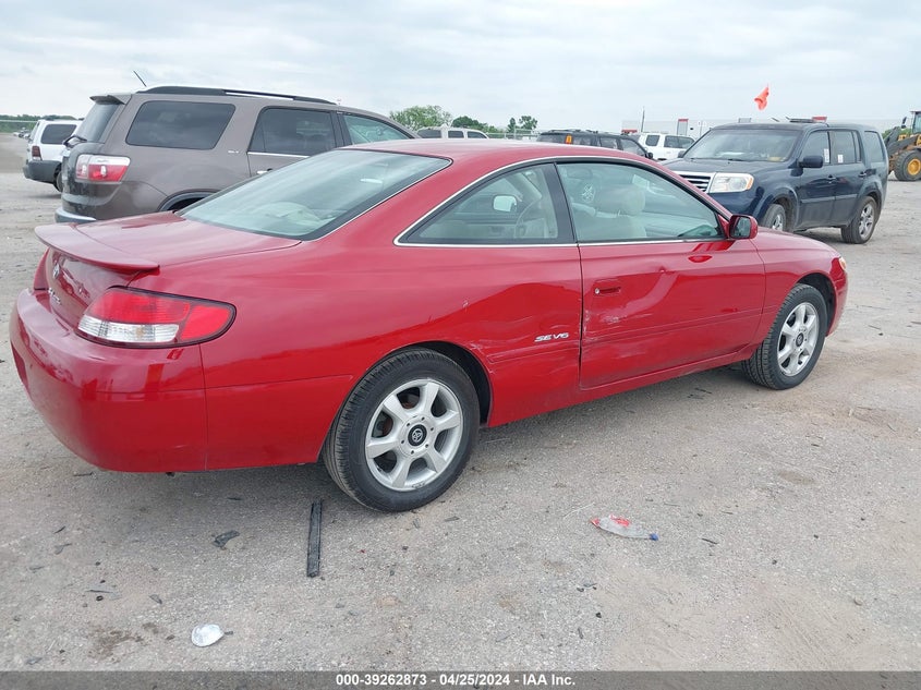 1999 Toyota Camry Solara Se V6 VIN: 2T1CF22P9XC144955 Lot: 39262873