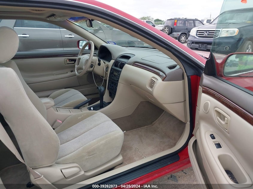 1999 Toyota Camry Solara Se V6 VIN: 2T1CF22P9XC144955 Lot: 39262873