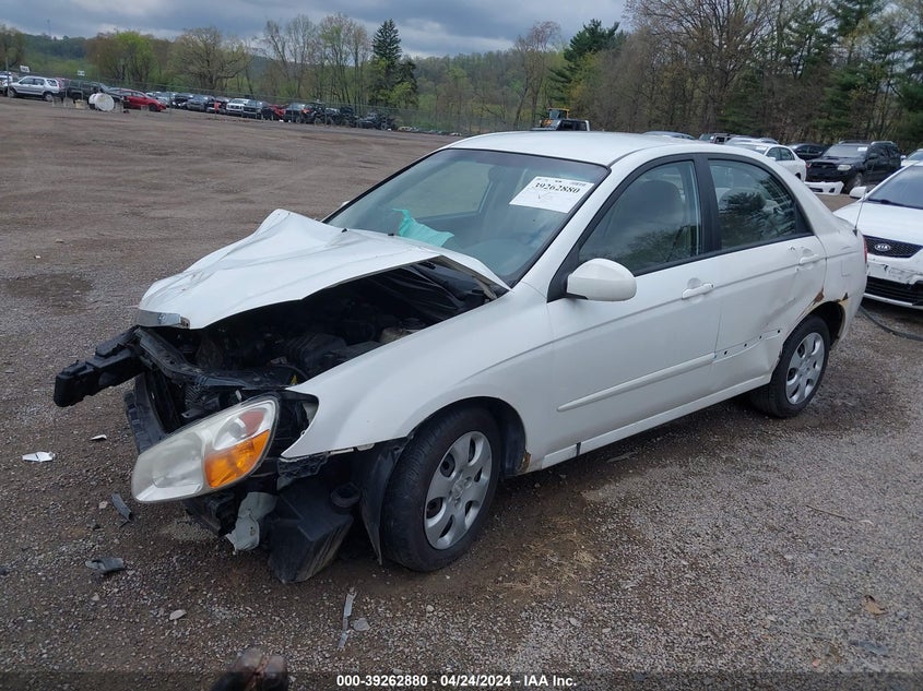 2008 Kia Spectra Ex VIN: KNAFE121785539167 Lot: 39262880