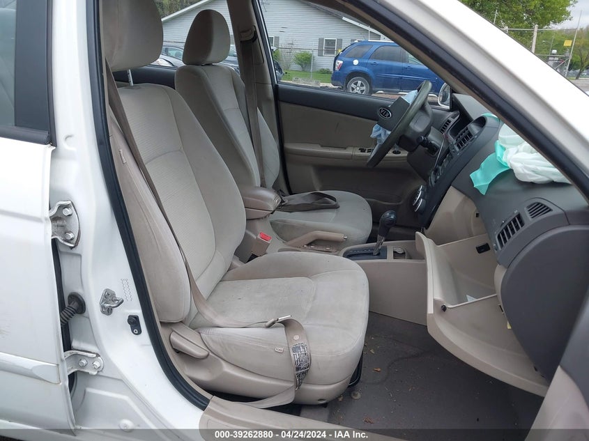 2008 Kia Spectra Ex VIN: KNAFE121785539167 Lot: 39262880