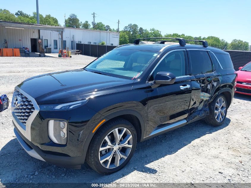 2022 Hyundai Palisade Sel VIN: KM8R44HE0NU372582 Lot: 39262920