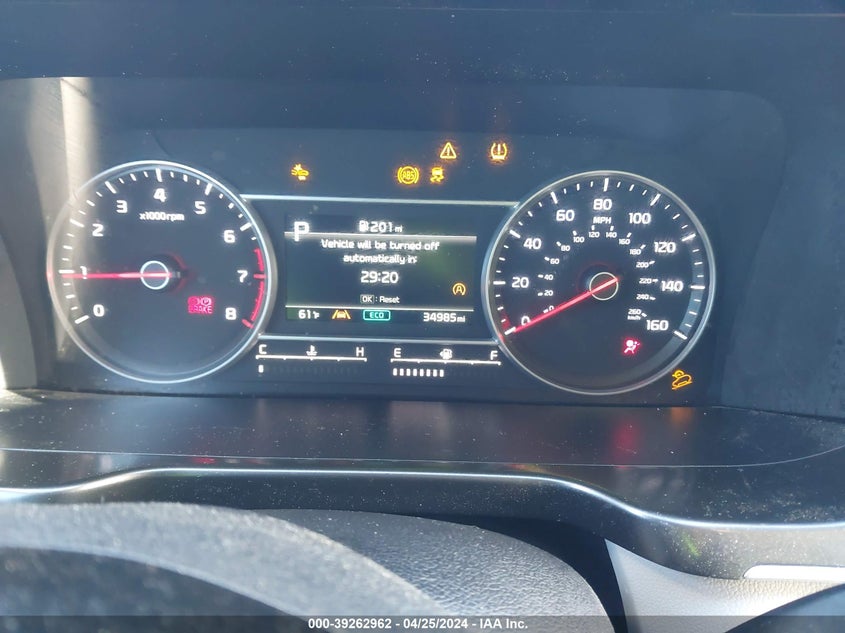 VIN 5XYRL4LC5PG201070 2023 KIA SORENTO S