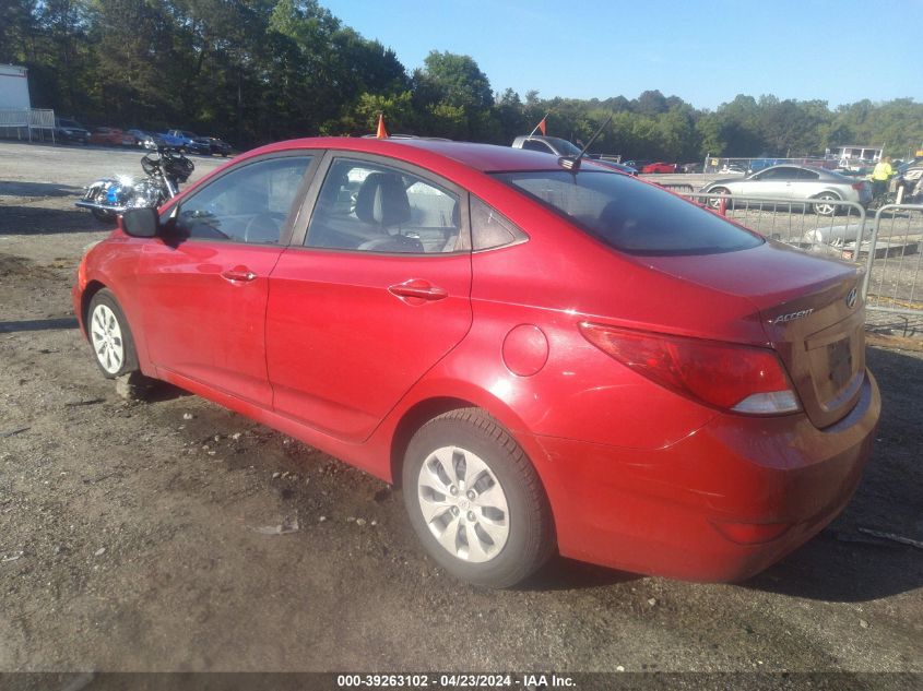 2016 Hyundai Accent Se VIN: KMHCT4AE2GU068000 Lot: 39263102