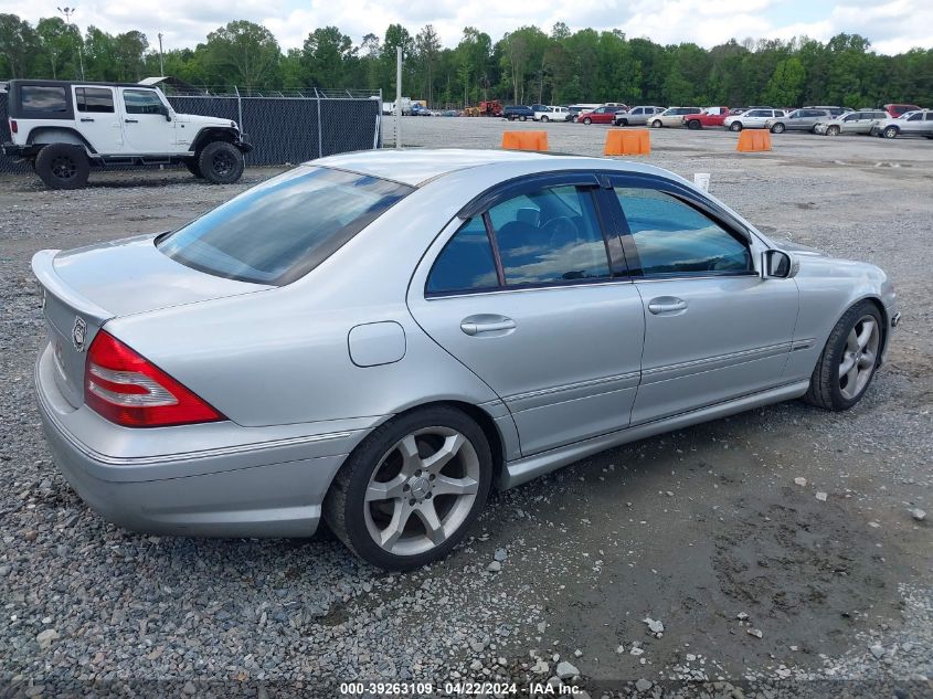 2007 Mercedes-Benz C 230 Sport VIN: WDBRF52H17F908677 Lot: 40137825