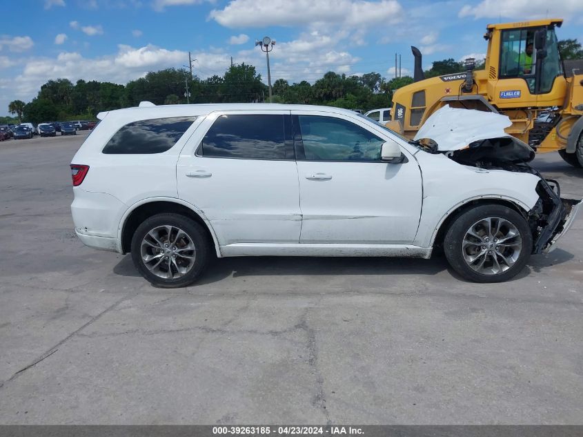 2020 Dodge Durango Gt Plus Awd VIN: 1C4RDJDG9LC155268 Lot: 39263185