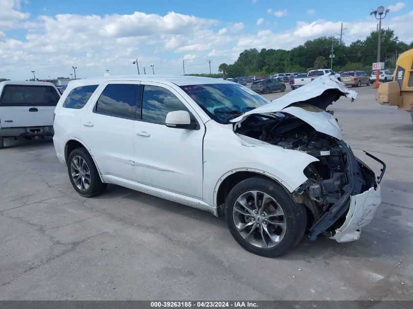 2020 Dodge Durango Gt Plus Awd VIN: 1C4RDJDG9LC155268 Lot: 39263185