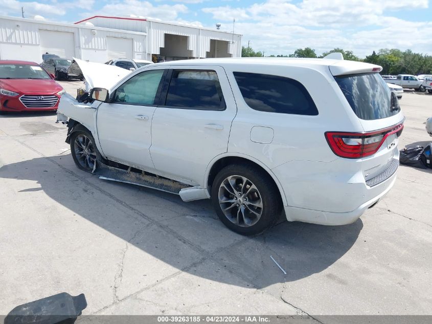 2020 Dodge Durango Gt Plus Awd VIN: 1C4RDJDG9LC155268 Lot: 39263185