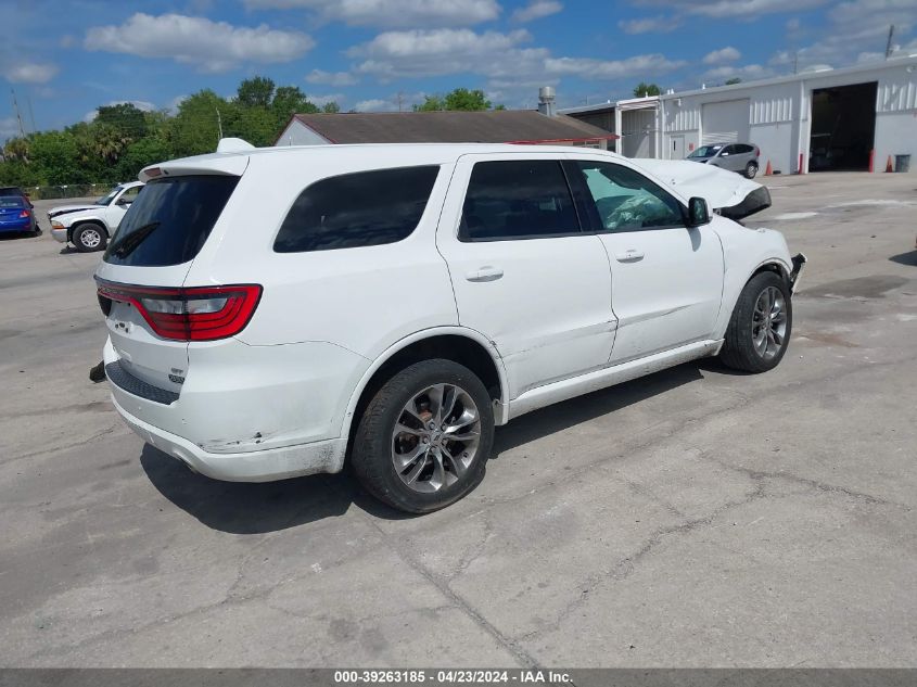 2020 Dodge Durango Gt Plus Awd VIN: 1C4RDJDG9LC155268 Lot: 39263185