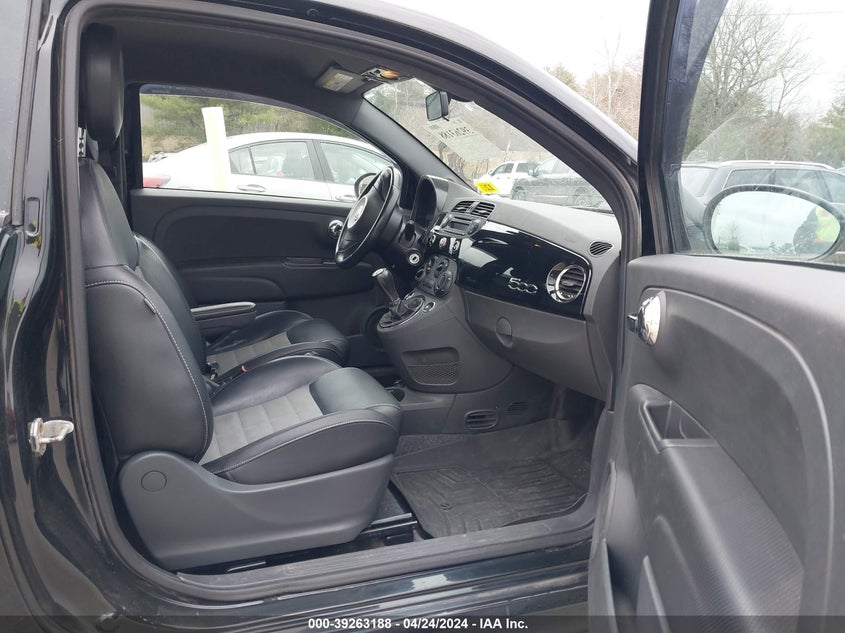 2013 Fiat 500 Turbo Cattiva VIN: 3C3CFFHH4DT744612 Lot: 39263188