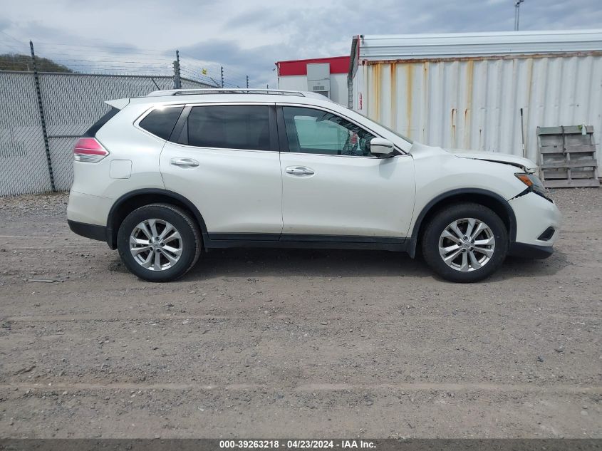 2016 Nissan Rogue Sv VIN: 5N1AT2MV0GC922916 Lot: 39263218