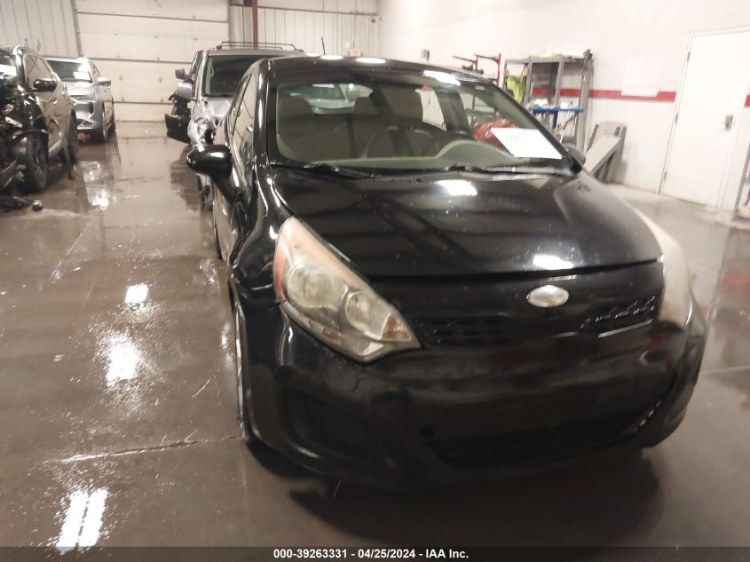 2013 Kia Rio Lx VIN: KNADM5A38D6163281 Lot: 39263331