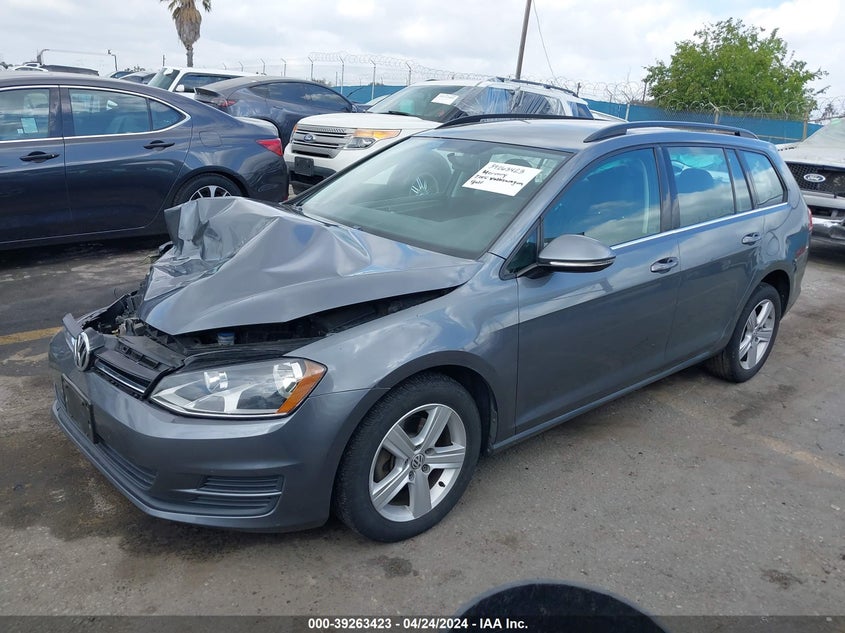 2015 VOLKSWAGEN GOLF SPORTWAGEN TDI S 4-DOOR - 3VWCA7AU5FM519049