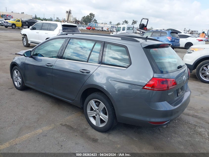 2015 VOLKSWAGEN GOLF SPORTWAGEN TDI S 4-DOOR - 3VWCA7AU5FM519049