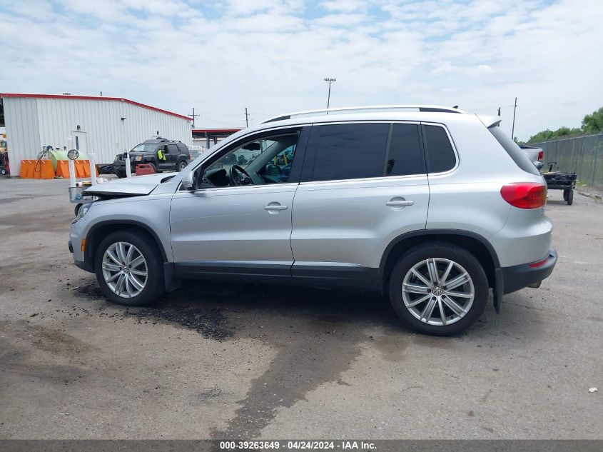 2016 Volkswagen Tiguan Se VIN: WVGAV7AX9GW503832 Lot: 39263649