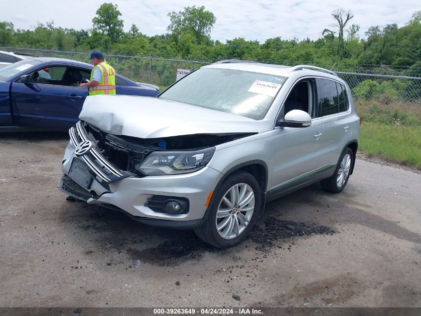 VIN WVGAV7AX9GW503832 2016 Volkswagen Tiguan, SE no.2