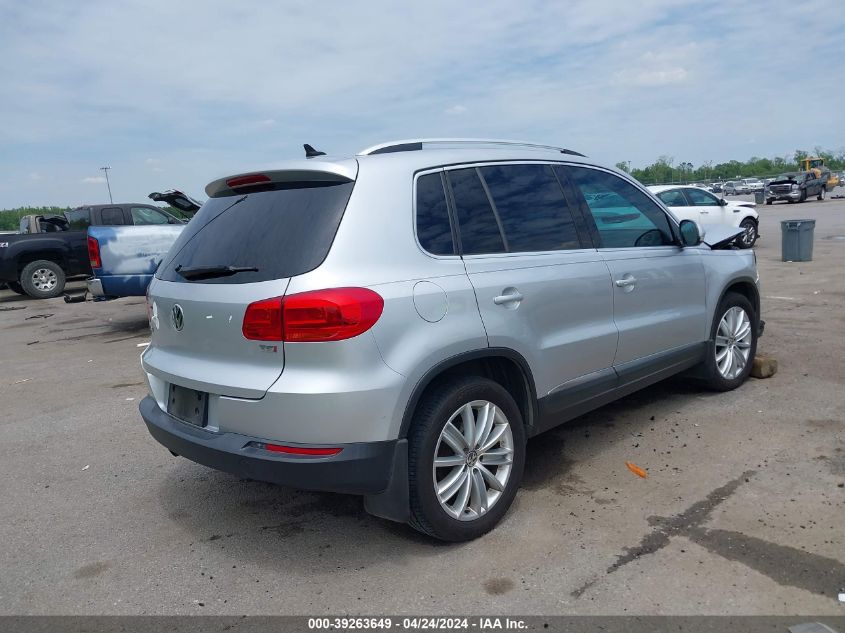 VIN WVGAV7AX9GW503832 2016 Volkswagen Tiguan, SE no.4