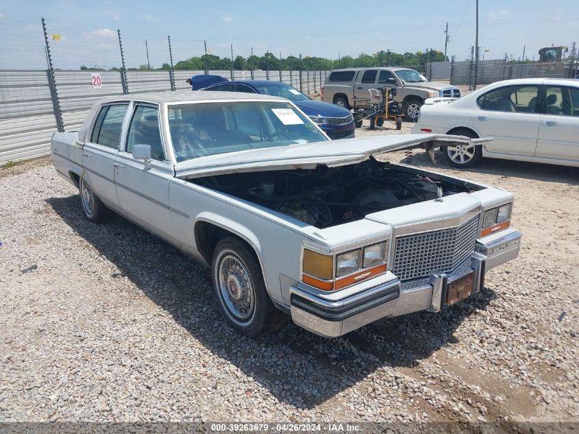 1987 Cadillac Brougham VIN: 1G6DW51Y8H9711053 Lot: 39263679