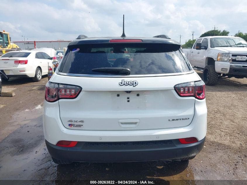 2022 Jeep Compass Limited 4X4 VIN: 3C4NJDCB3NT154008 Lot: 39263822