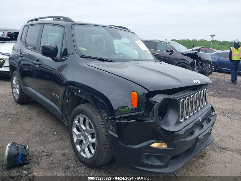 2017 Jeep Renegade Latitude Fwd VIN: ZACCJABB2HPE63388 Lot: 39263927