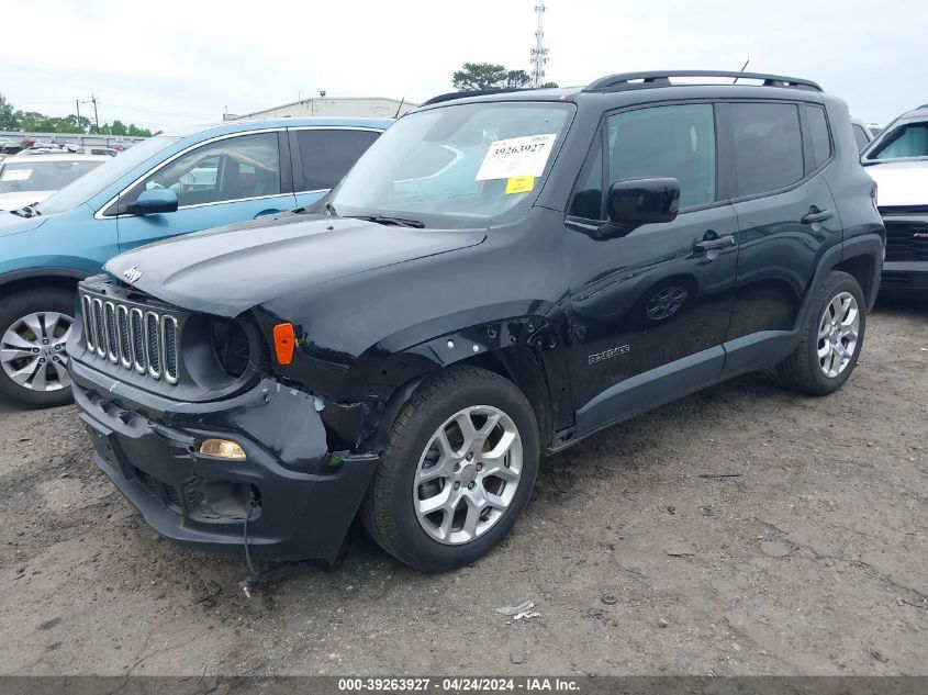 2017 Jeep Renegade Latitude Fwd VIN: ZACCJABB2HPE63388 Lot: 39263927