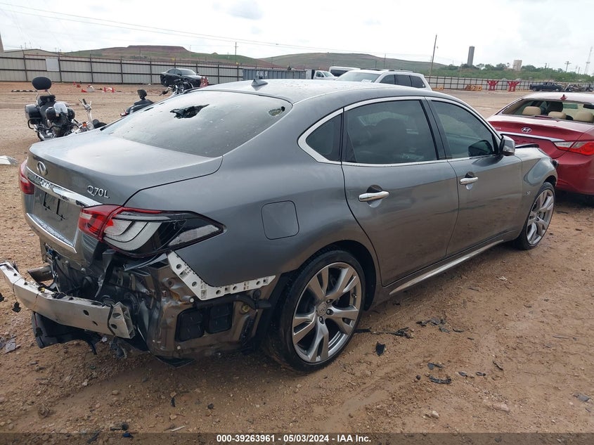 2018 Infiniti Q70L 3.7 Luxe VIN: JN1BY1PP4JM330120 Lot: 39263961