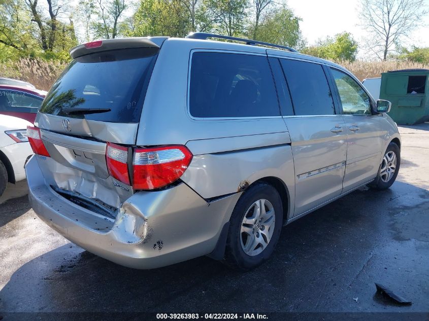 2005 Honda Odyssey Ex-L VIN: 5FNRL38775B125345 Lot: 39263983