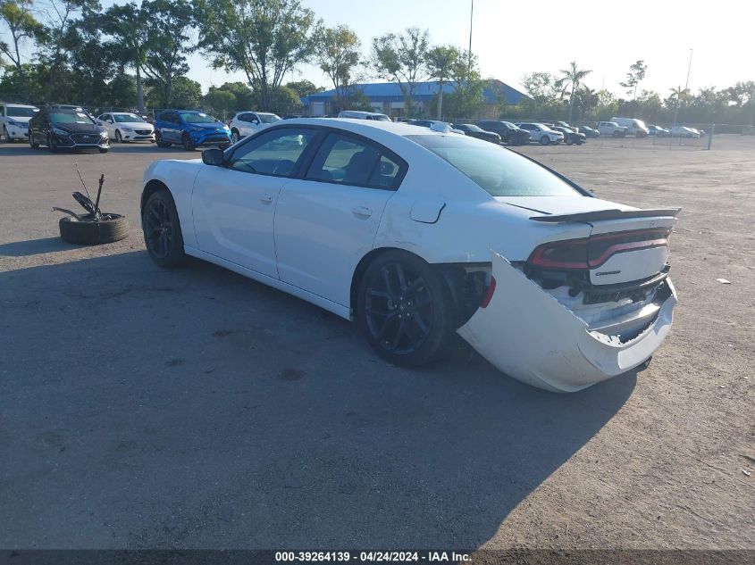 2023 Dodge Charger Sxt VIN: 2C3CDXBG9PH580220 Lot: 39264139