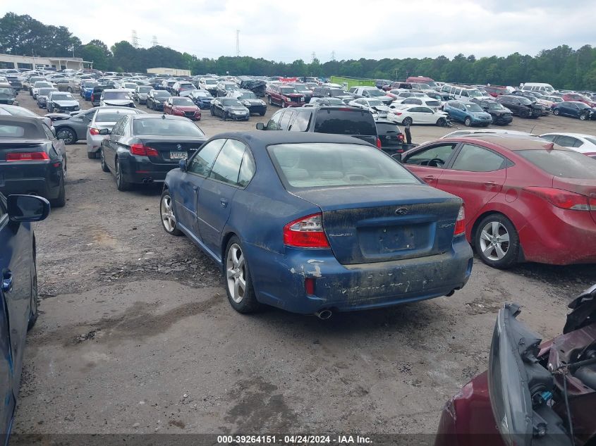 4S3BL626887209316 2008 Subaru Legacy 2.5I Limited