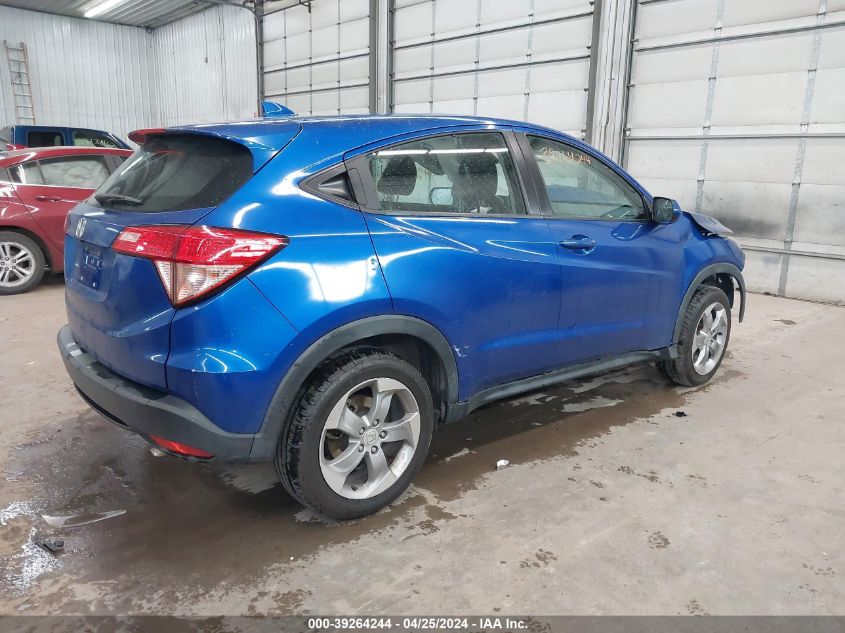 2018 Honda Hr-V Lx VIN: 3CZRU5H30JM704330 Lot: 39264244