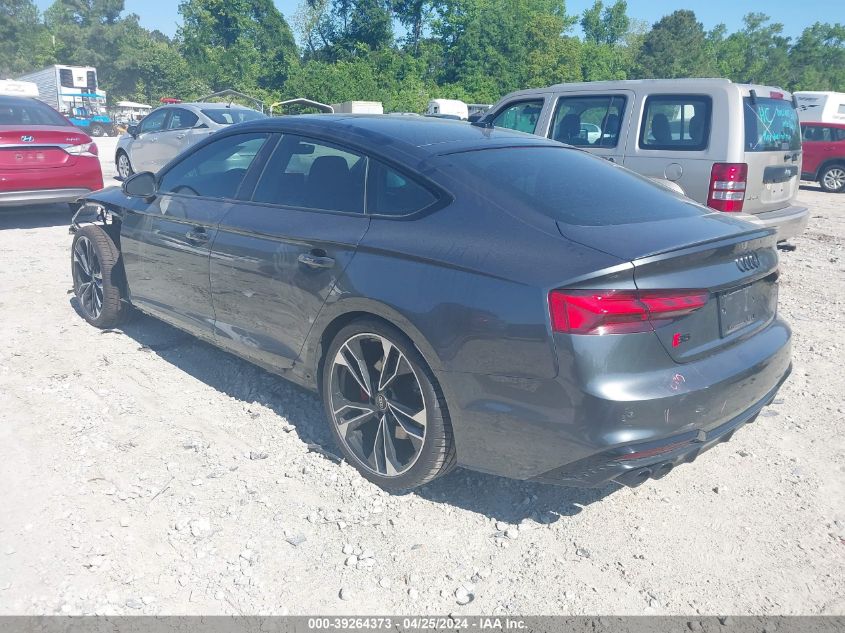 2023 Audi S5 Sportback Premium Plus Tfsi Quattro Tiptronic VIN: WAUC4CF5XPA014074 Lot: 39264373