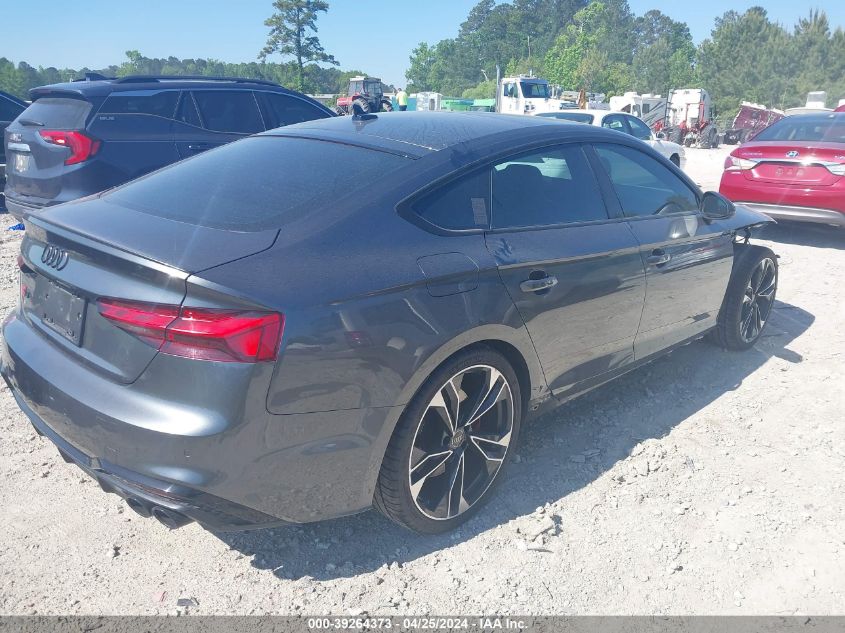 2023 Audi S5 Sportback Premium Plus Tfsi Quattro Tiptronic VIN: WAUC4CF5XPA014074 Lot: 39264373