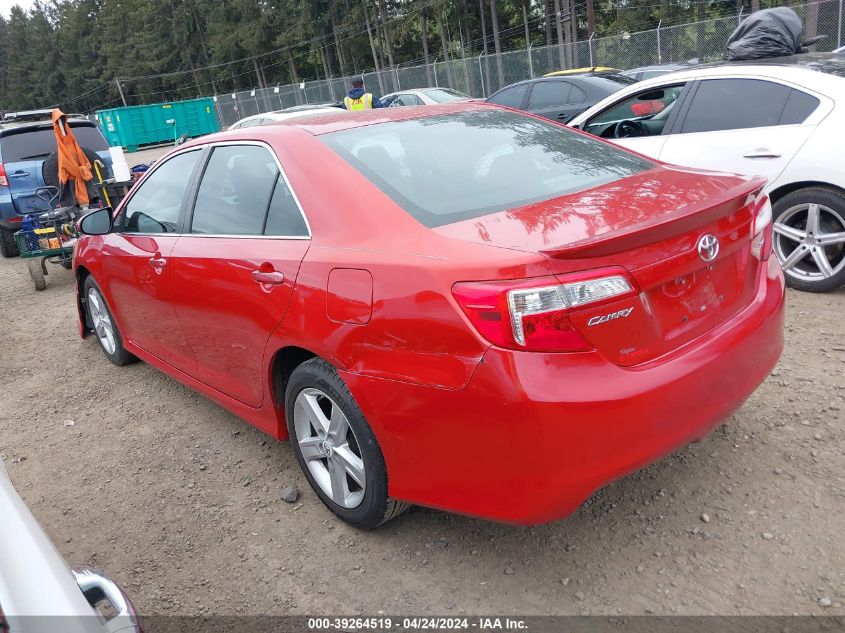 2012 Toyota Camry Se VIN: 4T1BF1FK5CU572843 Lot: 39264519