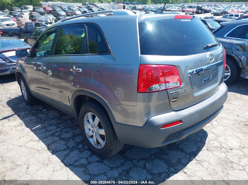 VIN 5XYKT4A21DG422981 2013 KIA Sorento, Lx V6 no.3