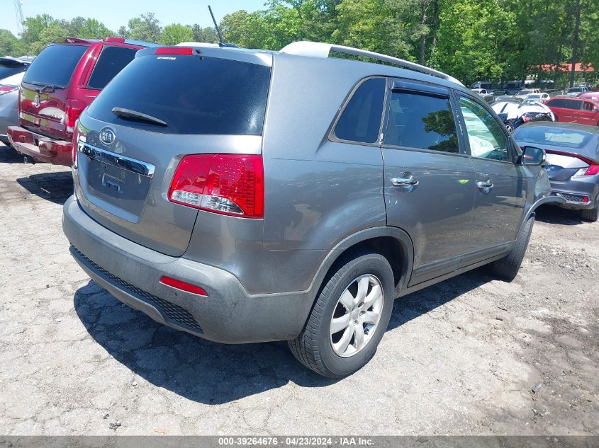 VIN 5XYKT4A21DG422981 2013 KIA Sorento, Lx V6 no.4