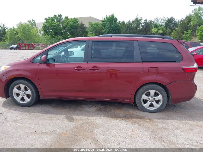 2017 Toyota Sienna Le 8 Passenger VIN: 5TDKZ3DCXHS835696 Lot: 39264705