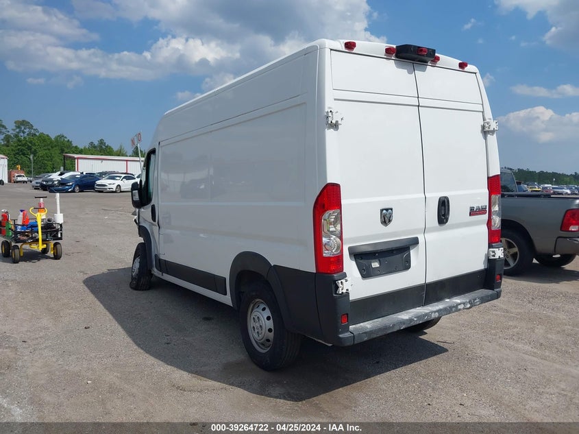 2019 Ram Promaster 1500 High Roof 136 Wb VIN: 3C6TRVBG3KE547940 Lot: 39264722