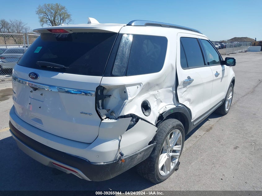 VIN 1FM5K8F85HGA99182 2017 FORD EXPLORER LIMITED