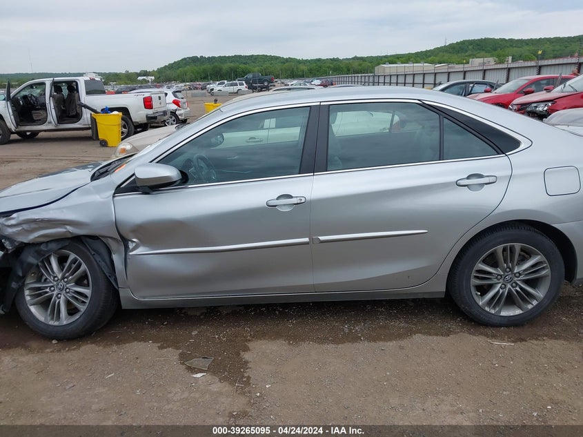 2016 Toyota Camry Se VIN: 4T1BF1FKXGU607057 Lot: 39265095